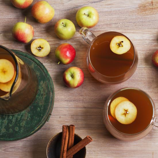 Smoked Whiskey Apple Cider