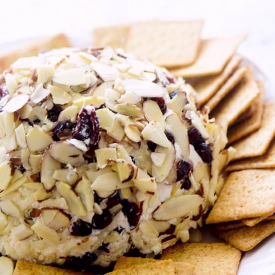 Cranberry Almond Cheeseball