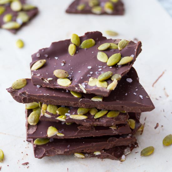Mexican-Spiced Dark Chocolate Bark