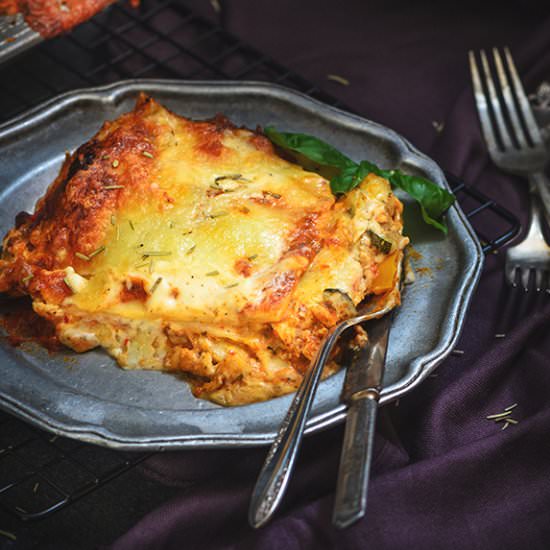 Grilled Rosemary Chicken Lasagna