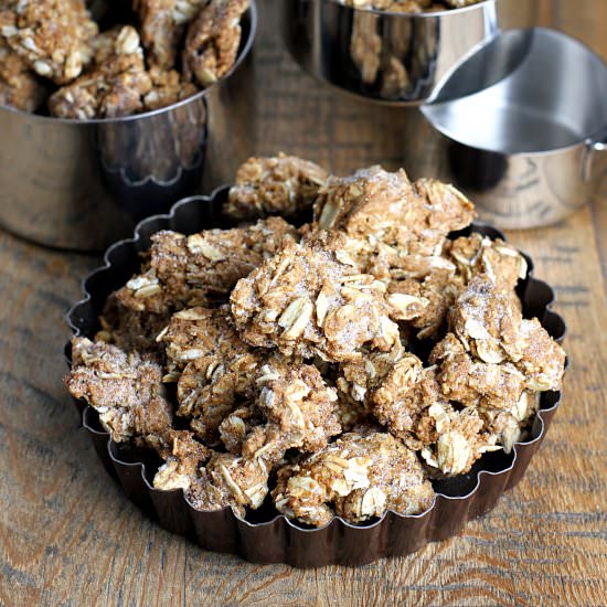 Whole Wheat Snickerdoodle Granola