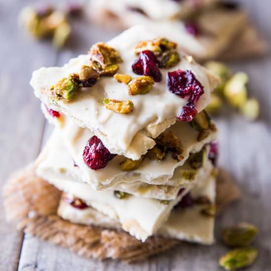 White Chocolate Saltine Bark