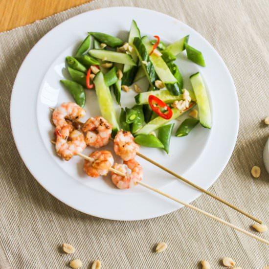 Prawn (Shrimp) Satay