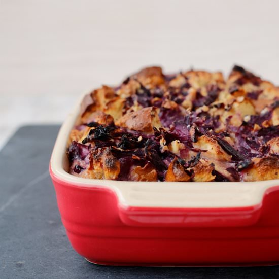 Red cabbage-casserole