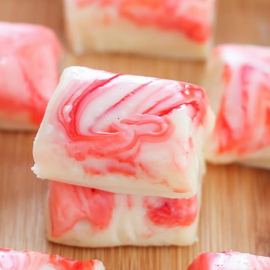 Candy Cane Fudge