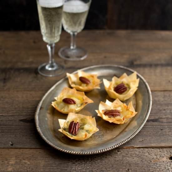 Blue Cheese Filo Bites