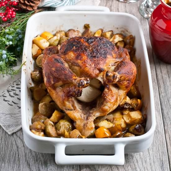 Maple Dijon Roasted Chicken