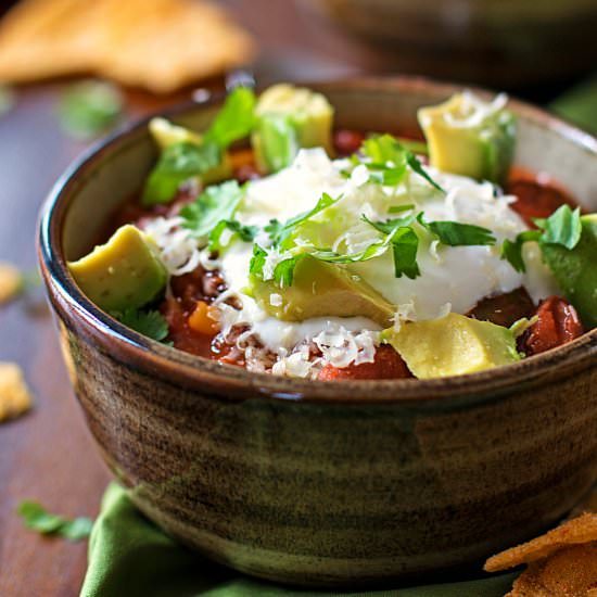 Healthy Slow Cooker Chili