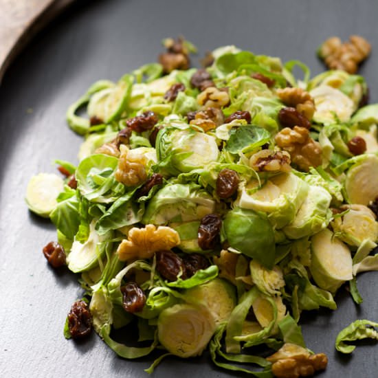 Shaved Brussels Sprout Salad