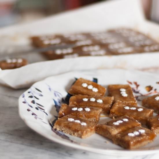 Butterscotch Espresso Shortbread