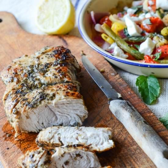 Greek Style Turkey Fillet