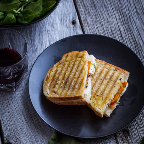Roasted Butternut Squash Panini