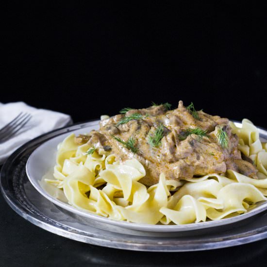 Beef Stroganoff