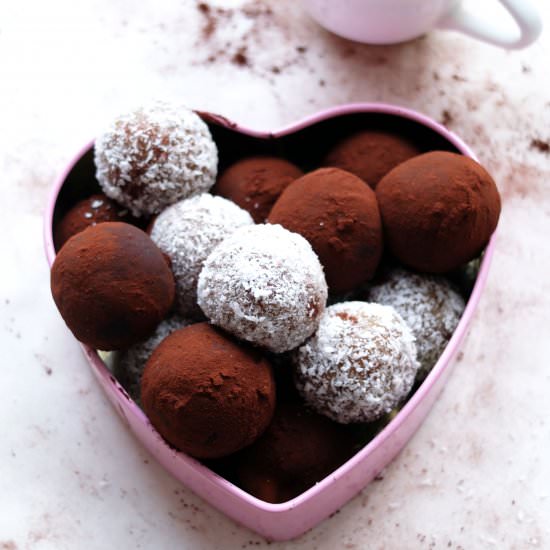 Walnut Date Truffles