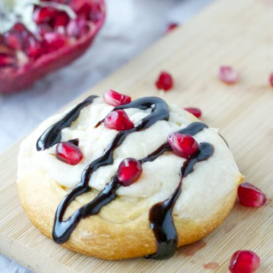 Chocolate Pomegranate Pastries