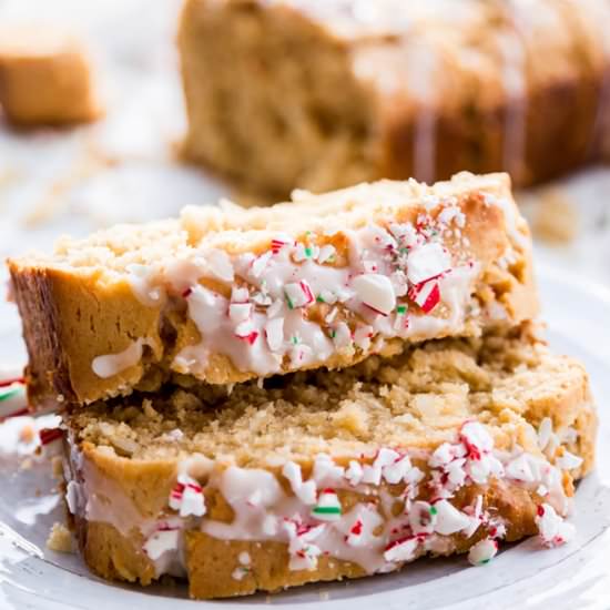Peanut Butter With Peppermint Glaze