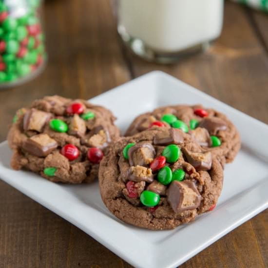 Chocolate Peanut Butter Cup Cookies
