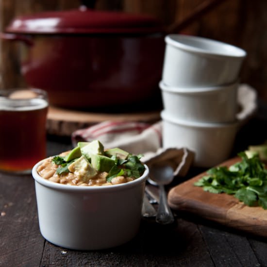 Spicy Chicken Sausage White Bean