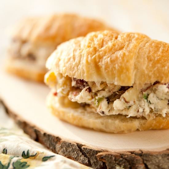 Cranberry, Feta Almond Chicken Salad