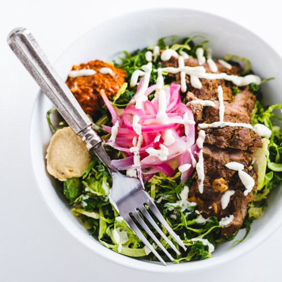 Mediterranean Super Green Salad