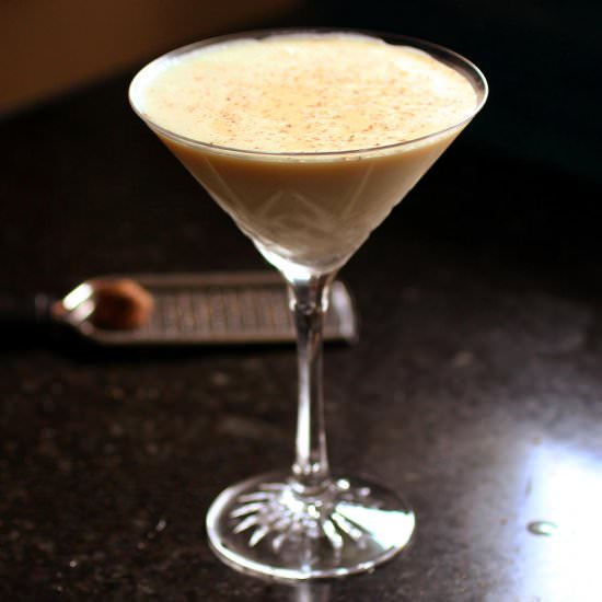 Ginger Eggnog Martini