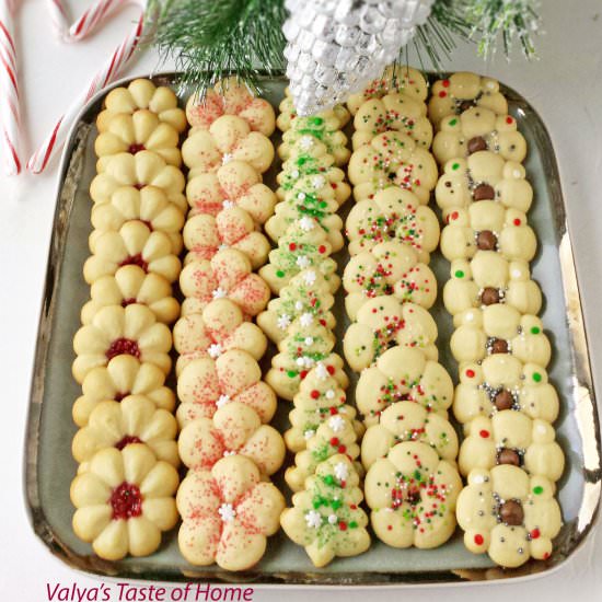 Christmas Spritz Cookies