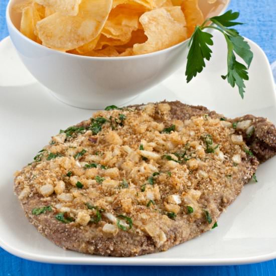 Onion Crusted Scotch Fillet