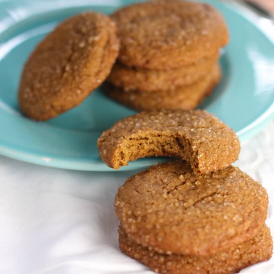 Soft Ginger Cookies