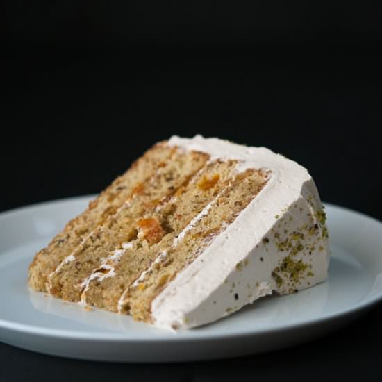 Pistachio Apricot Cake