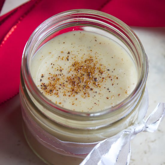 Eggnog Spiced Macadamia Nut Butter