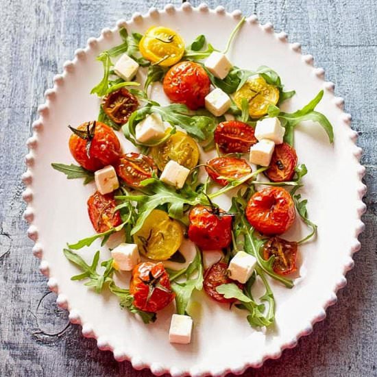 Baked Cherry Tomato Salad