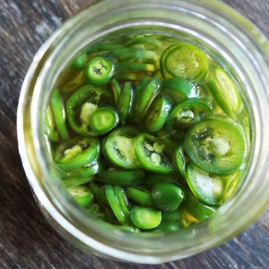 Chinese Pickled Green Chilies