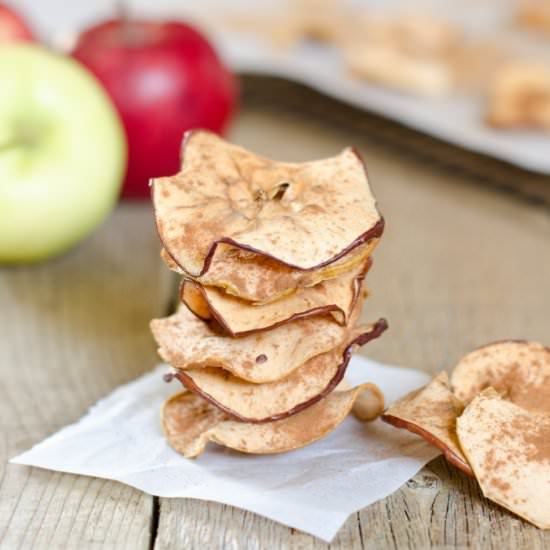 Crispy Baked Apple Chips