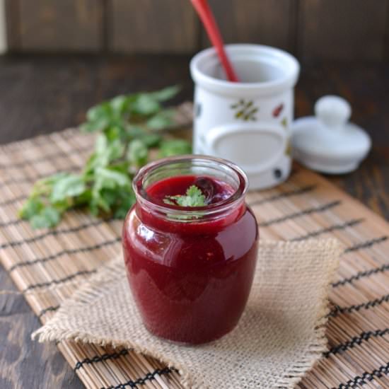 Beet-Tomato Rasam