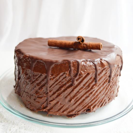 Vegan Chocolate Banana Cake