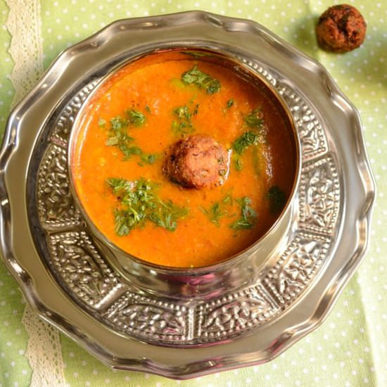 Chicken Meat Balls Curry
