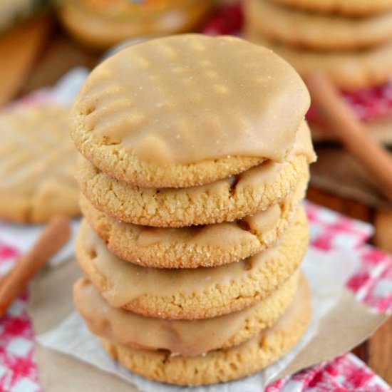 Maple Cinnamon Peanut Butter Cookie