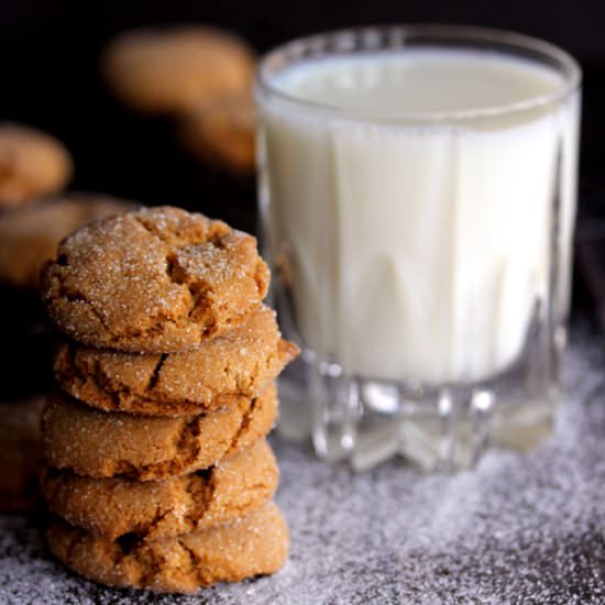 Soft and Chewy Ginger Cookies