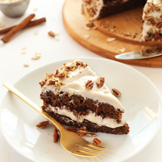 Apple Gingerbread Cake