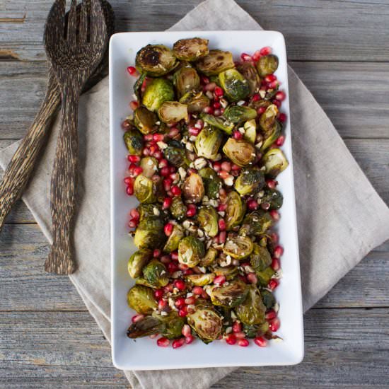 Brussels Sprouts with Pomegranate