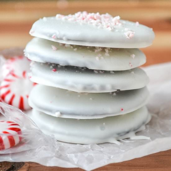 No-Bake White Chocolate Thin Mints