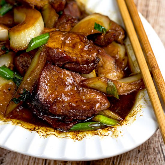Roast Pork with Chinese Vegetables