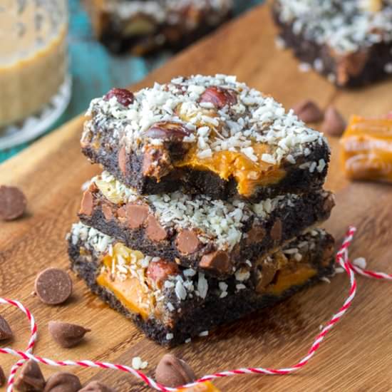 Chocolate Baileys Magic Bars