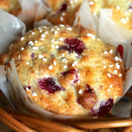 Perfect Cranberry & Orange Muffins