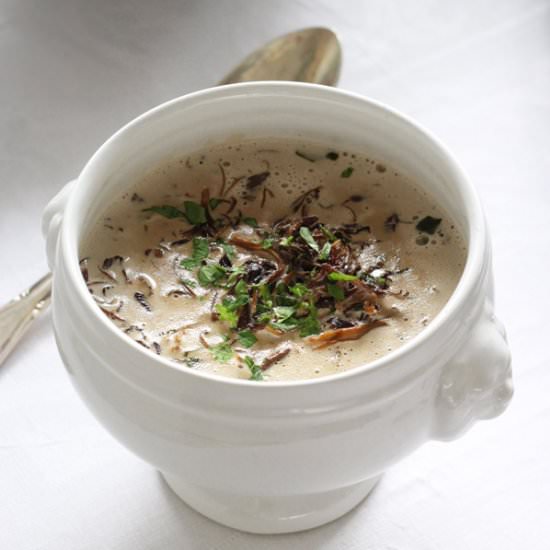 Frothy Wild Forrest Mushroom Sauce