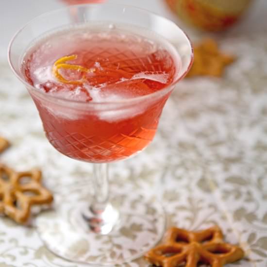 Christmastini cocktail
