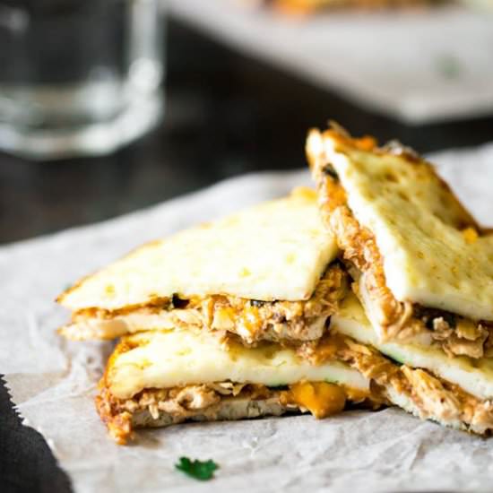 Healthy BBQ Chicken Quesadilla
