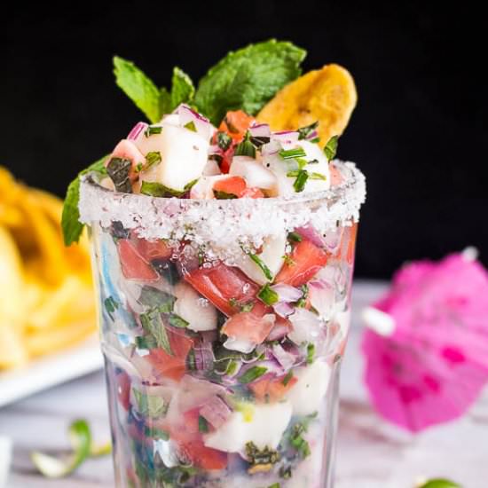 Mojito Cuban Ceviche