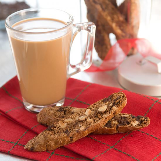 Cappuccino Hazlenut Biscotti
