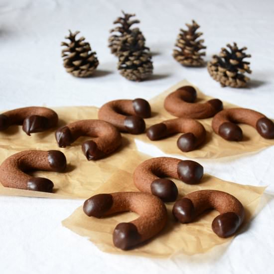 chocolate crescents